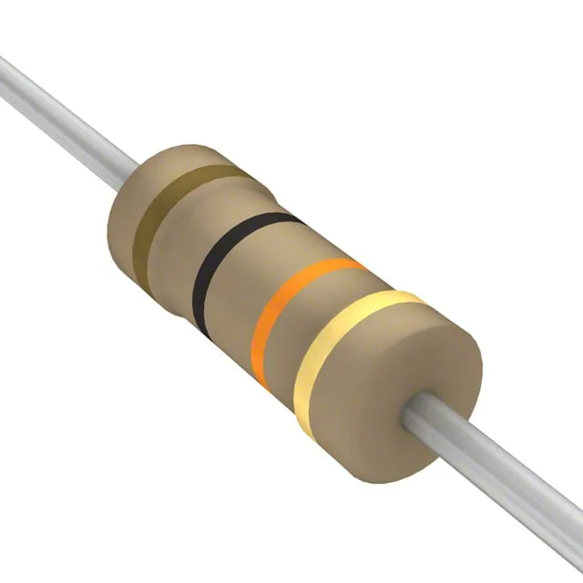 Resistor 10 kΩ 1/4 W, through-hole (pack of 10)