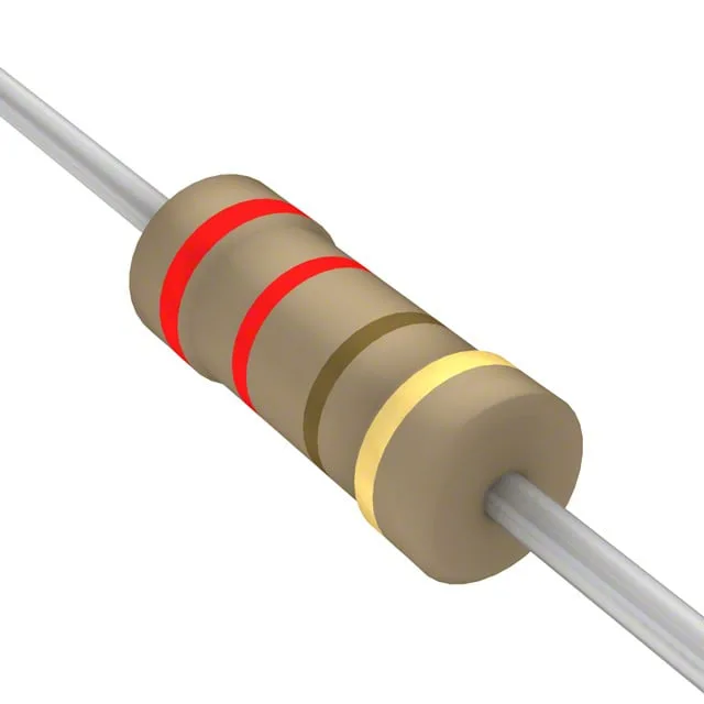 Resistor 220 Ω 1/4 W, through-hole (pack of 10)